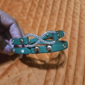 3 Bracelets with Gold Accents